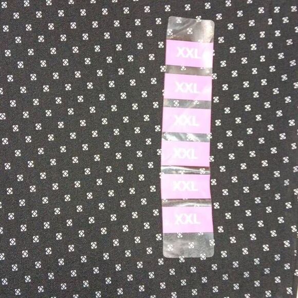 Jones New York Women's Signature Pull-On Pants Size XXL NWT Color Black & Tan - Picture 5 of 6